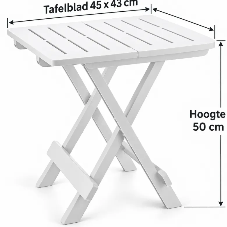 HEM Inklapbare bijzettafel - White