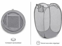 HEM 64 liter opvouwbare wasmand - Grey