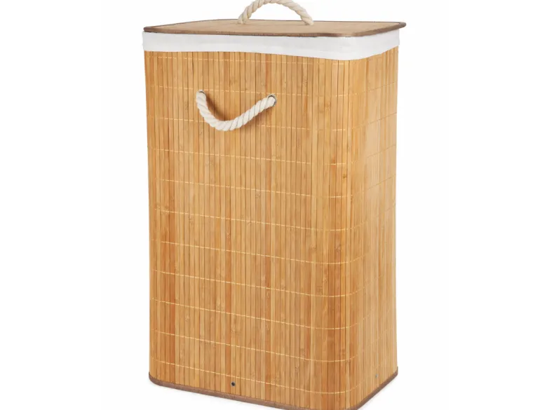 HEM opvouwbare bamboe wasmand - 60 liter