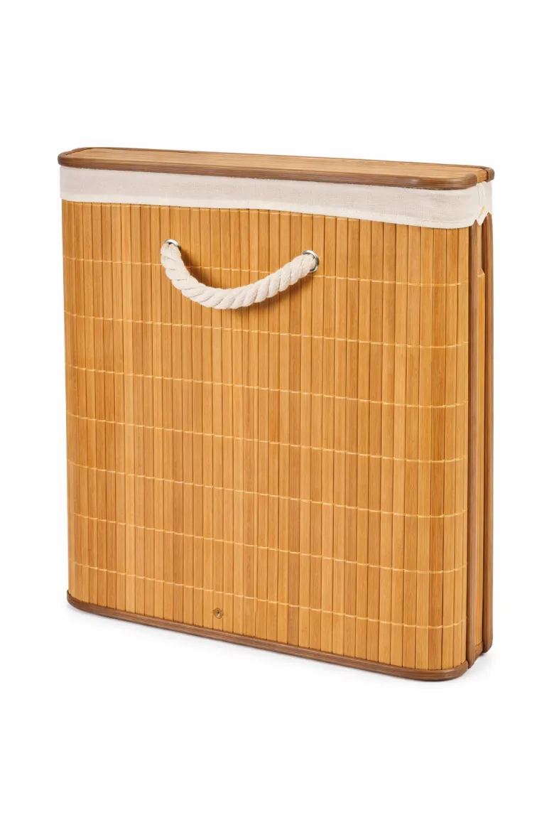 HEM opvouwbare bamboe wasmand - 60 liter