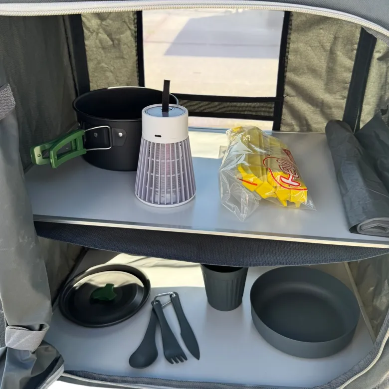 HEM opvouwbare campingkeuken met windscherm