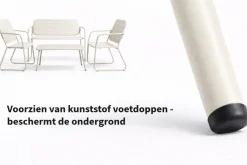 HEM 4-persoons stalen loungeset - Ecru