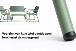 HEM 4-persoons stalen loungeset - Green