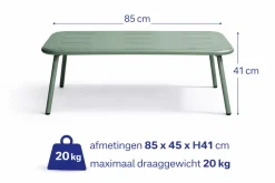 HEM 4-persoons stalen loungeset - Green