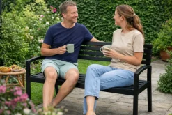HEM 2-persoons stalen tuinbank