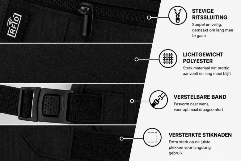 HEM RFID heuptas - Black