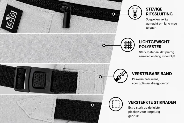 HEM RFID heuptas - Light grey