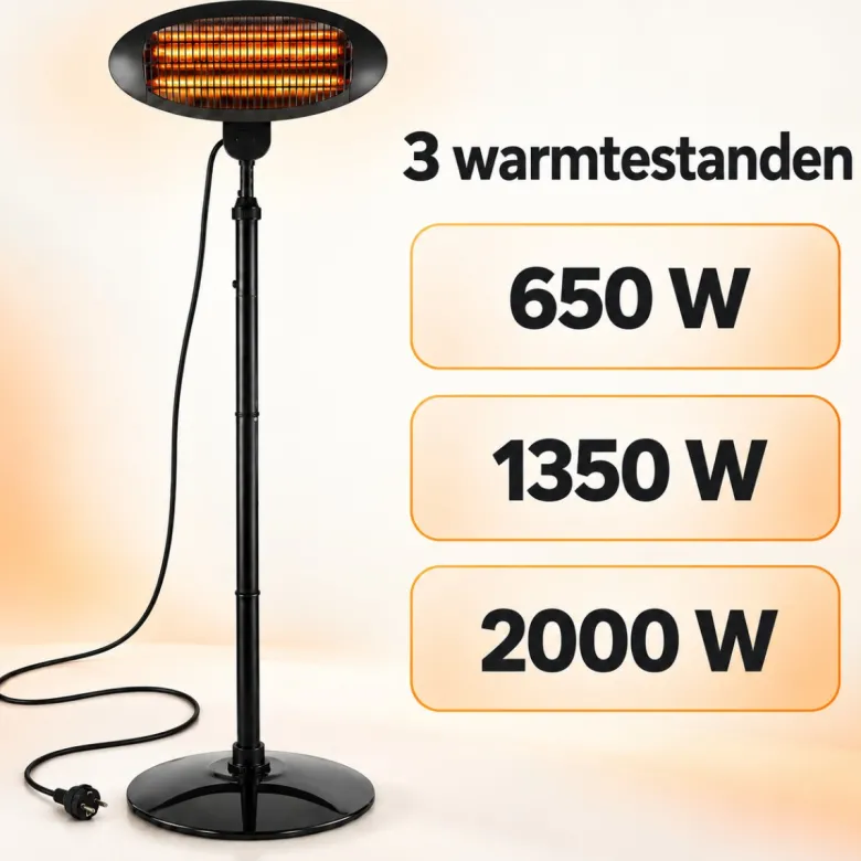 HEM staande terrasverwarmer - 2000 watt