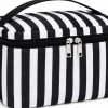 HEM Stripes toilettas - Black/White