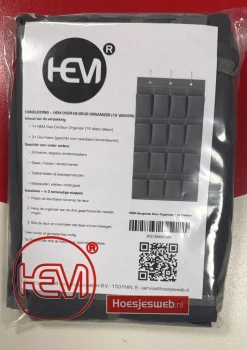 HEM 16-vaks organizer met haken