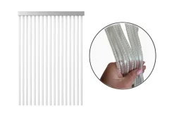 HEM 90 x 220 cm PVC deurgordijn - White