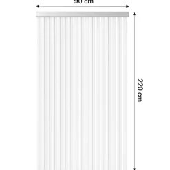 HEM 90 x 220 cm PVC deurgordijn - White