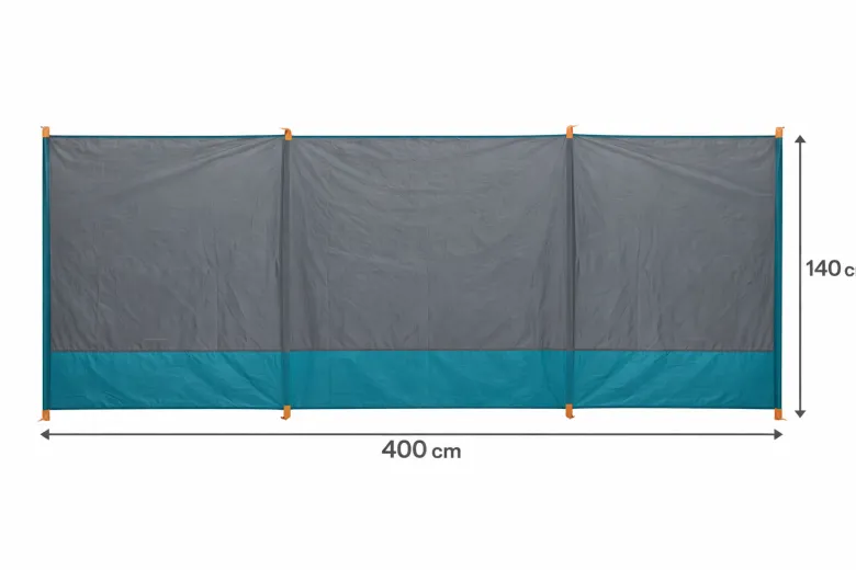 HEM 400 x 140 cm windscherm - Grey