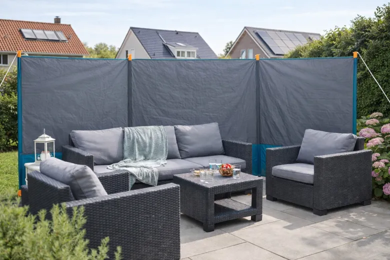 HEM 400 x 140 cm windscherm - Grey