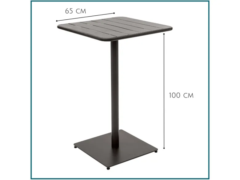 Hesperide HIXA Phuket bartafel - Black