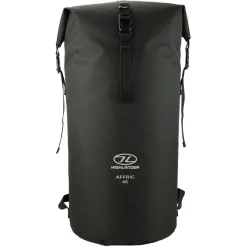 Highlander affric 45l waterdichte rugzak - black