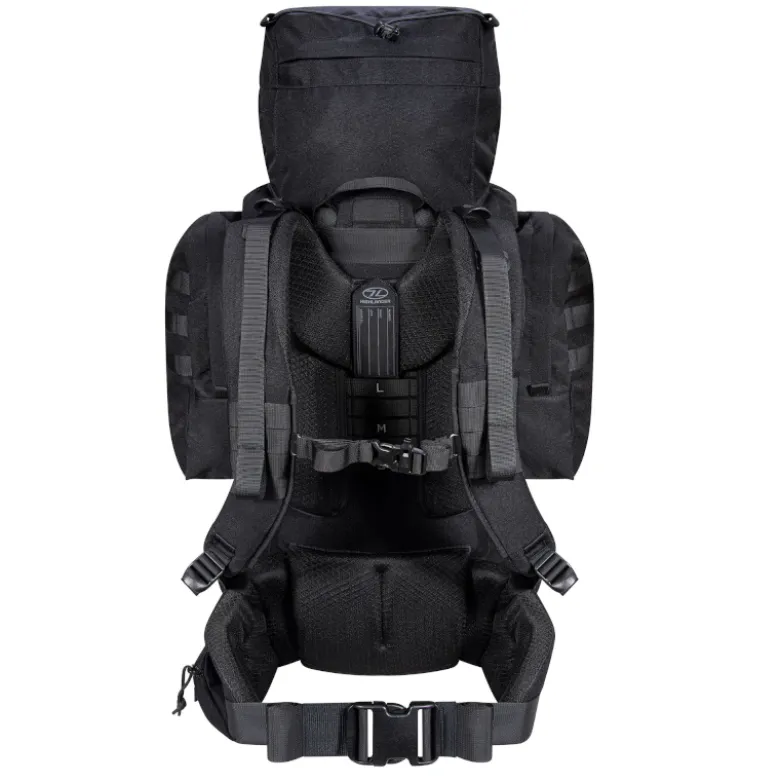 Highlander forces elite pack 66 rugzak - black