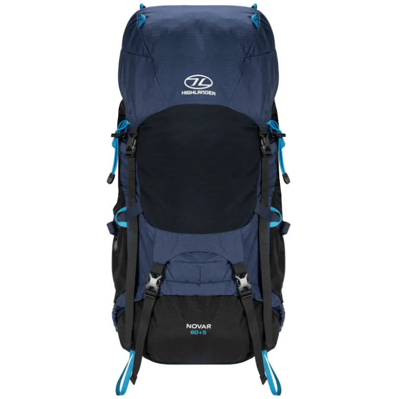 Highlander novar 60 + 5 rugzak - blue