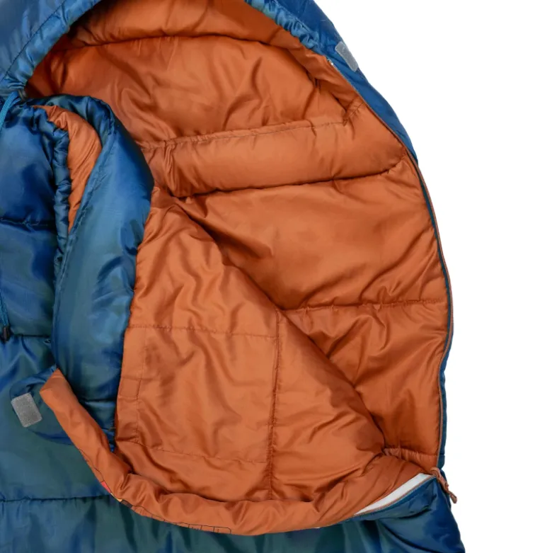 Highlander Rayet Hybrid 250e mummyslaapzak - Blauw