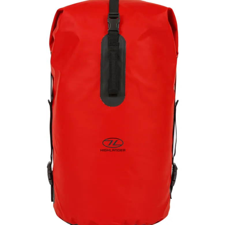 Highlander troon 70 waterdichte rugzak - red