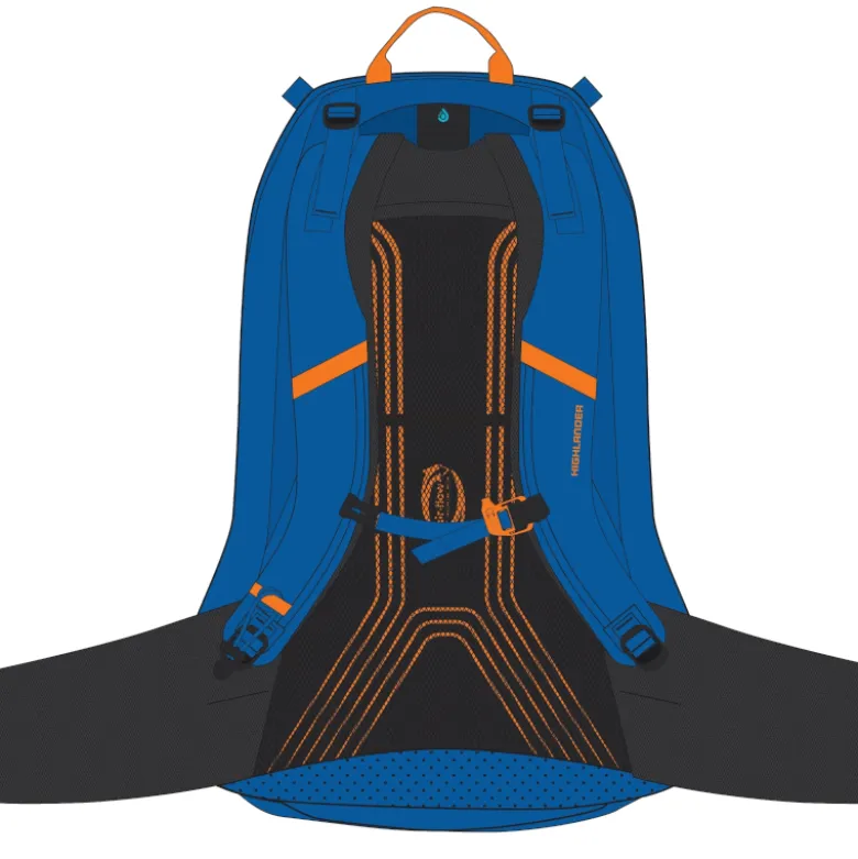 Highlander vega 40l heren rugzak - blue