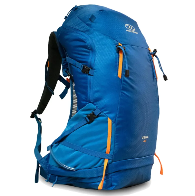 Highlander vega 40l heren rugzak - blue