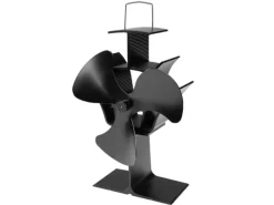 HI kachel ventilator - Black