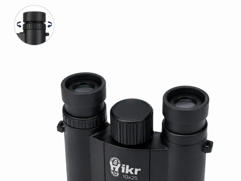 Hikr BaK4 Prisma verrekijker - Black