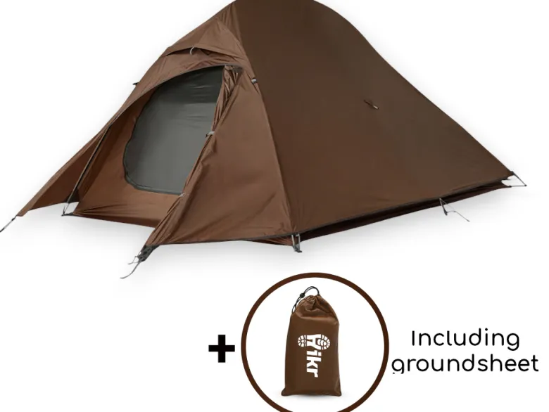 Hikr Hero 2-persoons kampeertent - Brown