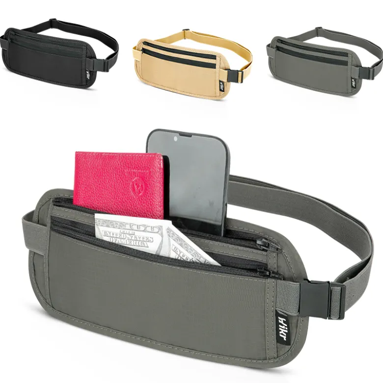 Hikr Moneybelt premium reisportemonnee - Yellow