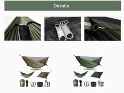 Hikr 2 persoons hangmat - Green