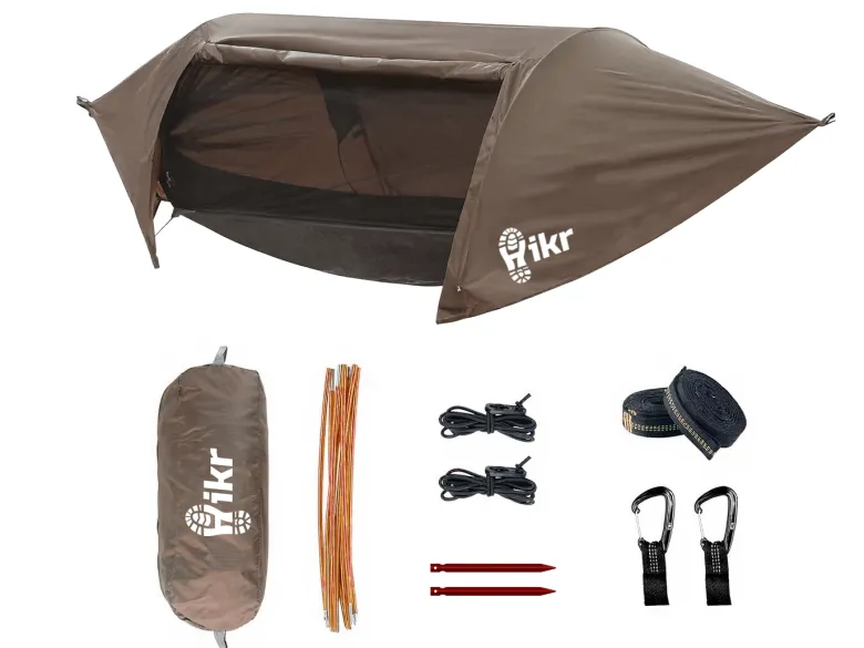 Hikr 1 persoons hangmat tent - Brown