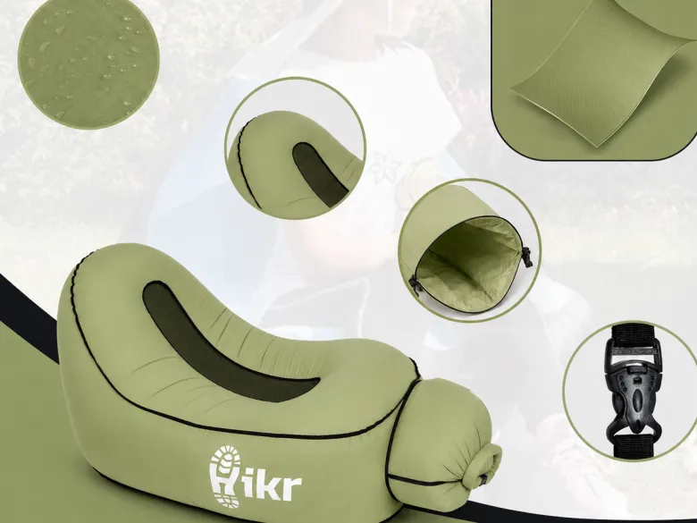 Hikr PRO Air Lounger - Green