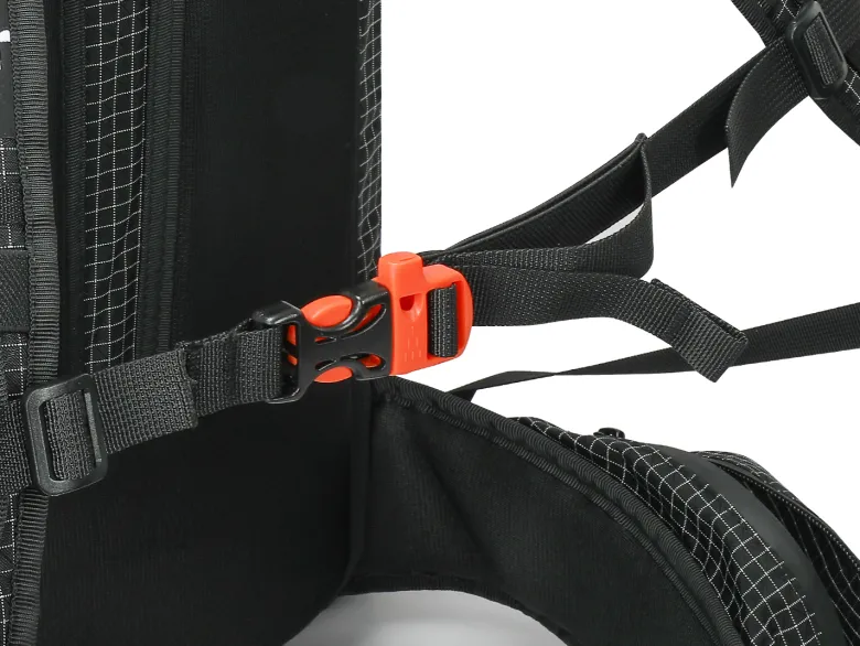 Hikr Size L Black Backpack - 40-45 liter