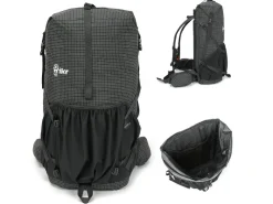 Hikr Size M Black Backpack - 40-45 liter