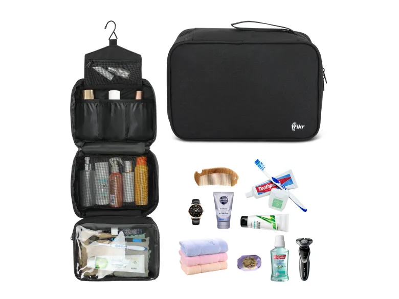 Hikr Toilettas met haak - Black