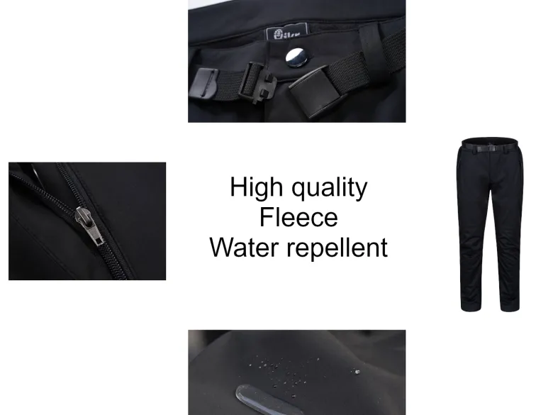 Hikr waterdichte heren wandelbroek - Black