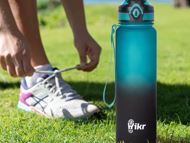 Hikr Waterfles met fruit filter - 1 liter