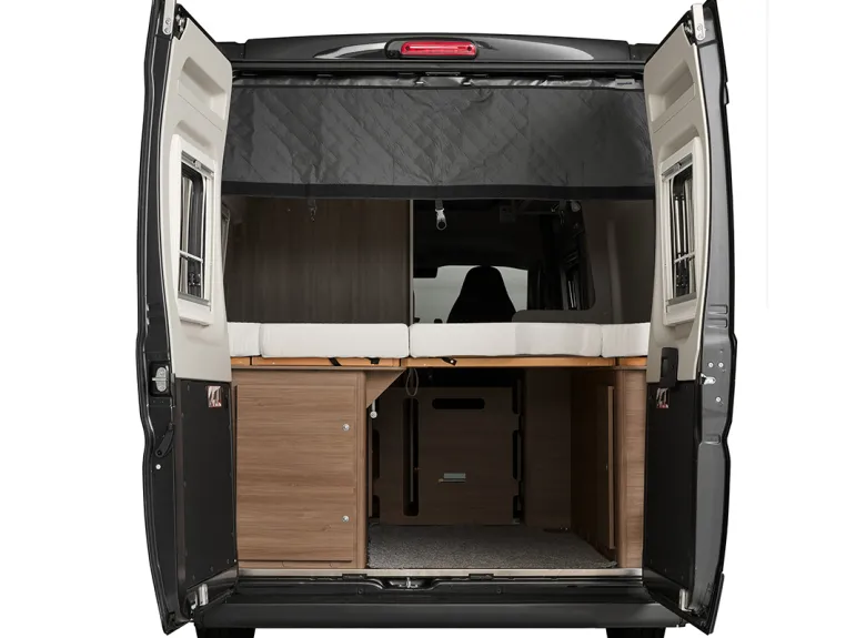 Hindermann Heck Unit Fiat Ducato 290-serie vanaf 2014 buscamper opbergvak - black