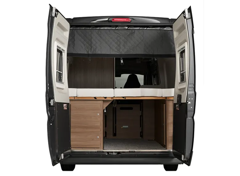 Hindermann Heck Unit Mercedes Sprinter 3 vanaf 2018 buscamper opbergvak - black