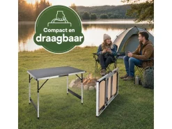 Hi verstelbare campingtafel - 100 x 60 cm