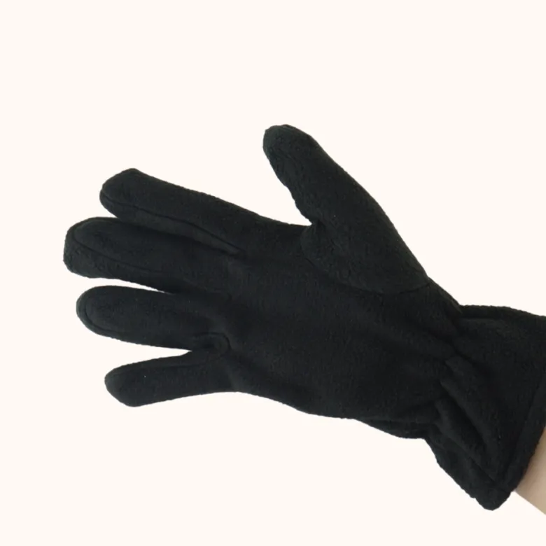 HIXA Fleece handschoenen Zwart