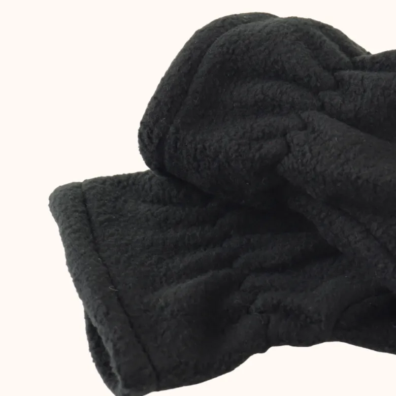 HIXA Fleece handschoenen Zwart