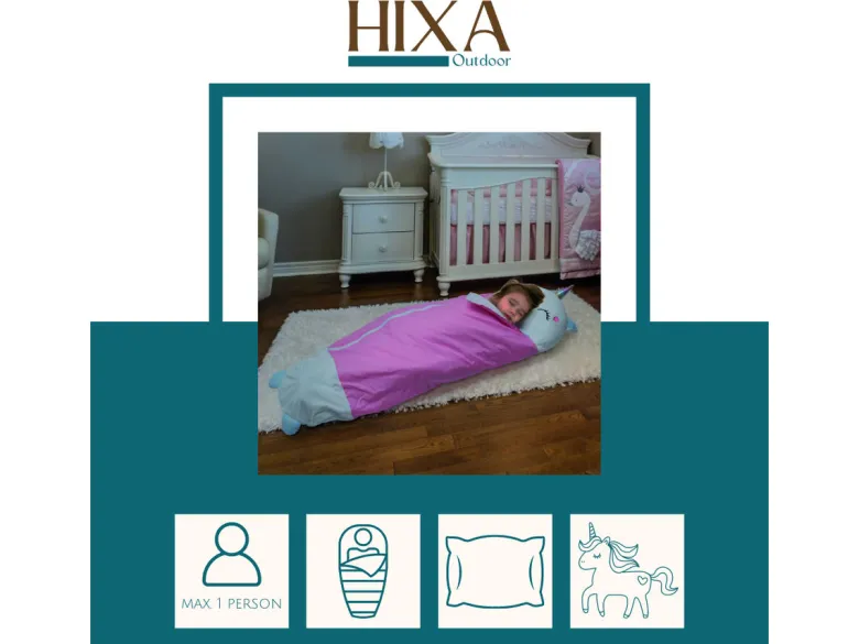 HIXA kinder slaapzak - Pink