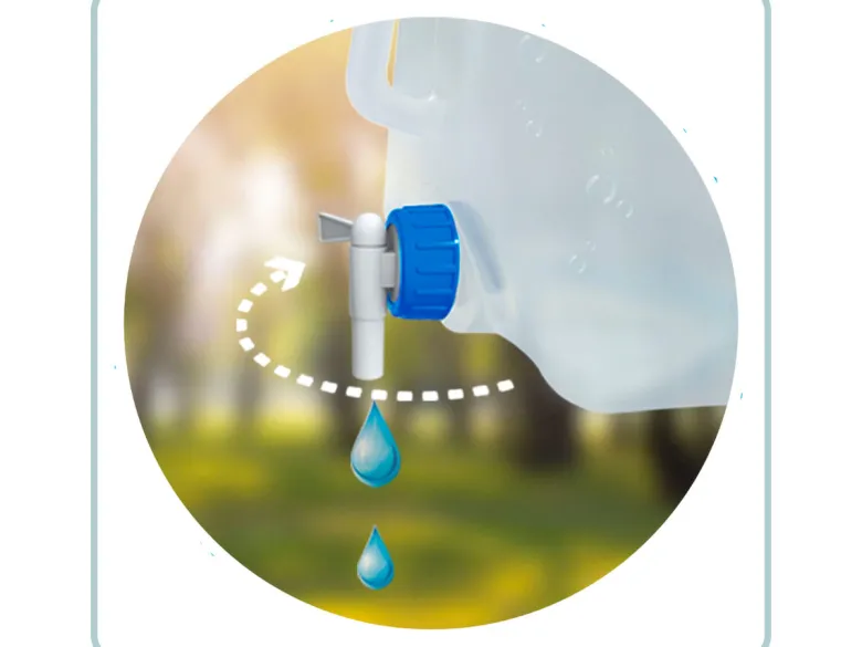 HIXA opvouwbare jerrycan met kraan - 15 liter