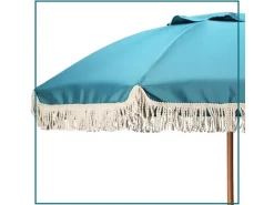 HIXA parasol met houtenpaal - Blue