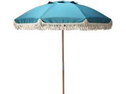 HIXA parasol met houtenpaal - Blue