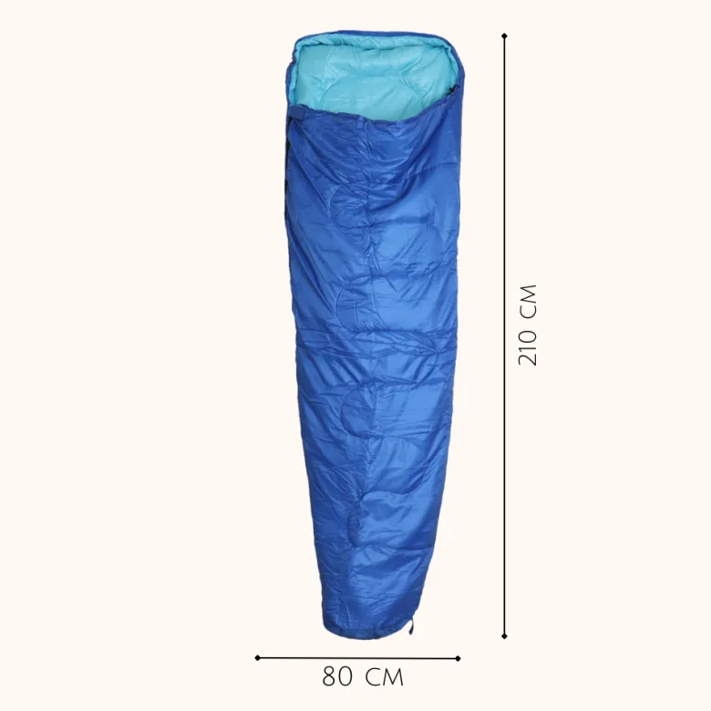 HIXA Polyester Blue mummy slaapzak