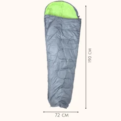 HIXA polyester Grey mummy slaapzak