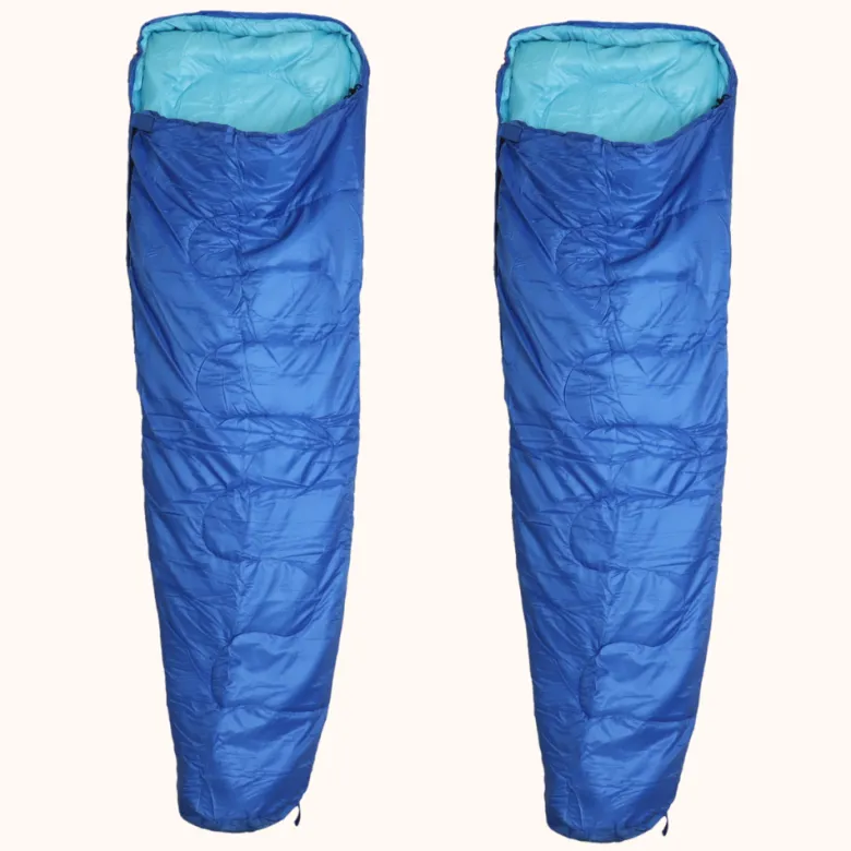 HIXA polyester set van 2 slaapzakken - Blue